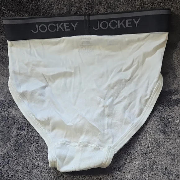 Jockey White Briefs with Classic Style and Soft Cotton-Like Texture - Picture 3 of 3